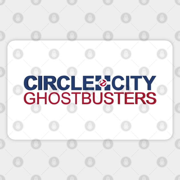 Circle City Ghostbusters Wordmark (Light Shirts) Magnet by Circle City Ghostbusters